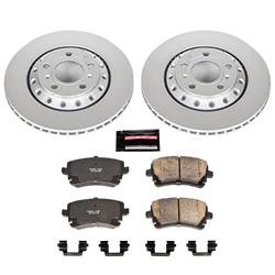 PowerStop Z23 Evolution Sport GEOMET Coated Brake Kits for 2003-2010 A8 QUATTRO, 2004-2006 PHAETON - CRK4562