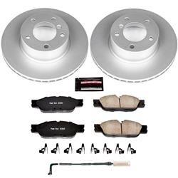 PowerStop Z23 Evolution Sport GEOMET Coated Brake Kits for 2006 325XI, 2007 328XI - CRK4589