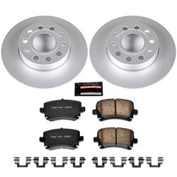 PowerStop Z23 Evolution Sport GEOMET Coated Brake Kits for 2008 A3, 2005-2010 JETTA, 2006-2009 RABBIT - CRK4627