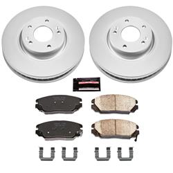 PowerStop Z17 Evolution Plus GEOMET Coated Brake Kits for 2006-2010 SONATA - CRK4647