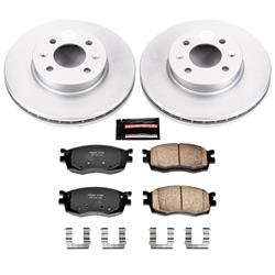 PowerStop Z17 Evolution Plus GEOMET Coated Brake Kits for 2006-2011 ACCENT, RIO, RIO5 - CRK4652