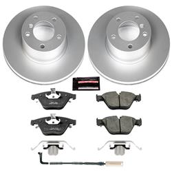 PowerStop Z23 Evolution Sport GEOMET Coated Brake Kits for 2009-2010 328I XDRIVE, 2008 328XI - CRK4678