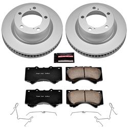PowerStop Z17 Evolution Plus GEOMET Coated Brake Kits for 2008-2015 LAND CRUISER, LX570 - CRK4696