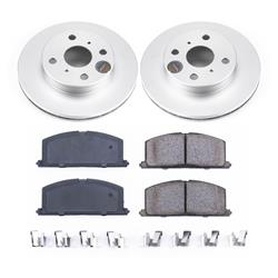 PowerStop Z17 Evolution Plus GEOMET Coated Brake Kits for 1989-1992 COROLLA, 1990-1992 PRIZM - CRK4781