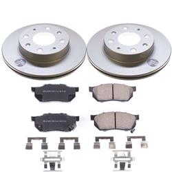 PowerStop Z17 Evolution Plus GEOMET Coated Brake Kits for 1988-1991 CRX, 2001-2006 INSIGHT - CRK4795