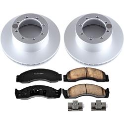 PowerStop Z17 Evolution Plus GEOMET Coated Brake Kits for 2001-2002 E-450 ECONOLINE SUPER DUTY, 2003-2007 E-450 SUPER DUTY - CRK4912