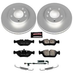 PowerStop Z23 Evolution Sport GEOMET Coated Brake Kits for 2000 323CI, 1999-2000 323I, 2003-2005 Z4 - CRK497
