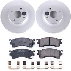 PowerStop Z17 Evolution Plus GEOMET Coated Brake Kits for 1999-2000 PROTEGE - CRK5031