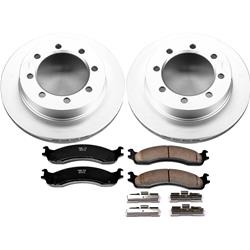PowerStop Z17 Evolution Plus GEOMET Coated Brake Kits for 1995-1999 F-250, 1997 F-250 HD, 1995-1997 F-350 - CRK5089