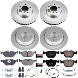 PowerStop Z23 Evolution Sport GEOMET Coated Brake Kits for 1999-2000 540I - CRK509