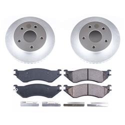 PowerStop Z17 Evolution Plus GEOMET Coated Brake Kits for 2000-2001 RAM 1500 - CRK5142