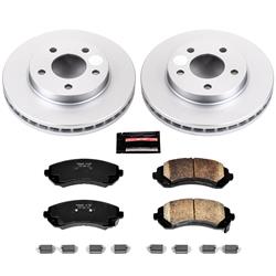 PowerStop Z17 Evolution Plus GEOMET Coated Brake Kits for 2001-2005 AZTEK, 2002-2007 RENDEZVOUS - CRK5233