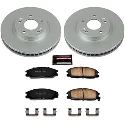 PowerStop Z17 Evolution Plus GEOMET Coated Brake Kits for 2001-2006 SANTA FE - CRK5250