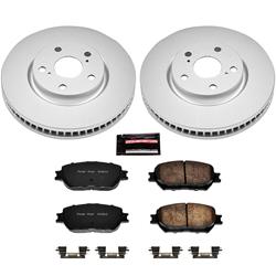 PowerStop Z17 Evolution Plus GEOMET Coated Brake Kits for 2006 GS300, 2009-2015 IS250 - CRK5272