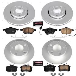 PowerStop Z23 Evolution Sport GEOMET Coated Brake Kits for 1998-2001 A6, 1999-2005 PASSAT - CRK529