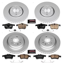 PowerStop Z23 Evolution Sport GEOMET Coated Brake Kits for 2003-2011 9-3 - CRK5348