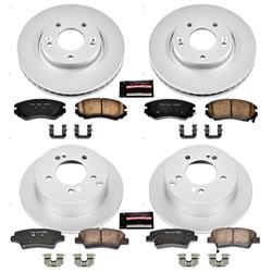 PowerStop Z17 Evolution Plus GEOMET Coated Brake Kits for 2009-2010 SONATA - CRK5367
