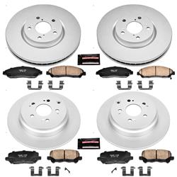 PowerStop Z17 Evolution Plus GEOMET Coated Brake Kits for 2007-2013 MDX, 2009-2011 PILOT, 2010-2013 ZDX - CRK5369