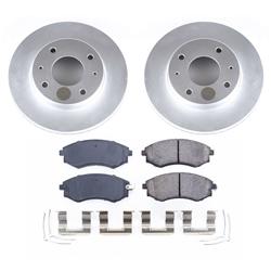 PowerStop Z17 Evolution Plus GEOMET Coated Brake Kits for 2001-2002 OPTIMA, 2002-2003 SONATA - CRK5372