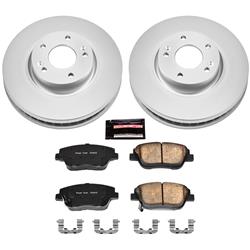 PowerStop Z17 Evolution Plus GEOMET Coated Brake Kits for 2011-2016 OPTIMA, 2011-2015 SONATA - CRK5377