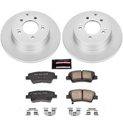 PowerStop Z17 Evolution Plus GEOMET Coated Brake Kits for 2012-2017 AZERA, 2011-2016 OPTIMA, 2011-2015 SONATA - CRK5381