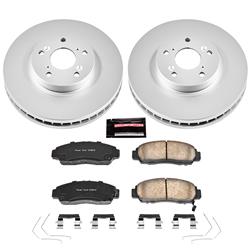 PowerStop Z17 Evolution Plus GEOMET Coated Brake Kits for 2011-2012 ACCORD, 2011-2014 TSX - CRK5392