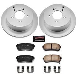 PowerStop Z17 Evolution Plus GEOMET Coated Brake Kits for 2011-2016 SPORTAGE, 2010-2015 TUCSON - CRK5394