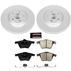 PowerStop Z23 Evolution Sport GEOMET Coated Brake Kits for 2006-2013 C70, 2004-2011 S40, 2005-2011 V50 - CRK5430