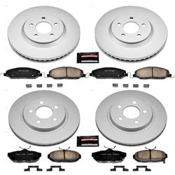 PowerStop Z17 Evolution Plus GEOMET Coated Brake Kits for 2011-2014 MUSTANG - CRK5450