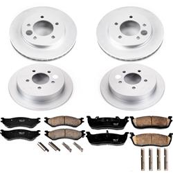PowerStop Z17 Evolution Plus GEOMET Coated Brake Kits for 2000-2002 EXPEDITION, NAVIGATOR - CRK5461