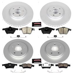 PowerStop Z23 Evolution Sport GEOMET Coated Brake Kits for 2004-2005 S40, 2005 V50 - CRK5470