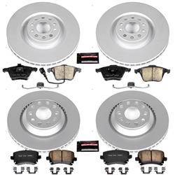 PowerStop Z23 Evolution Sport GEOMET Coated Brake Kits CRK5471