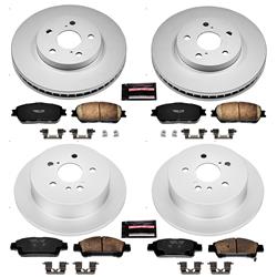 PowerStop Z17 Evolution Plus GEOMET Coated Brake Kits for 2004-2010 SIENNA - CRK5476