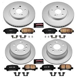 PowerStop Z17 Evolution Plus GEOMET Coated Brake Kits for 2005-2007 AVALON, 2005-2006 CAMRY, 2004-2008 SOLARA - CRK5482