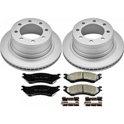 PowerStop Z17 Evolution Plus GEOMET Coated Brake Kits for 2003-2008 RAM 3500, RAM 2500, 2006-2008 RAM 1500 - CRK5490
