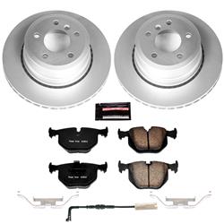 PowerStop Z23 Evolution Sport GEOMET Coated Brake Kits for 2006-2007 530XI, 2009-2010 535I XDRIVE, 2008 535XI - CRK5492