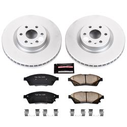 PowerStop Z17 Evolution Plus GEOMET Coated Brake Kits for 2011 9-4X, 2010-2016 SRX - CRK5545