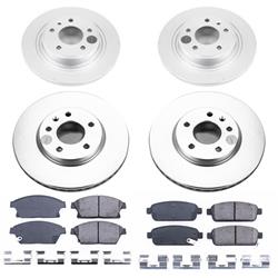 PowerStop Z17 Evolution Plus GEOMET Coated Brake Kits for 2014-2015 CRUZE, 2012-2017 VERANO, 2011-2015 VOLT - CRK5555