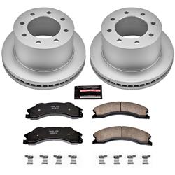 PowerStop Z17 Evolution Plus GEOMET Coated Brake Kits for 2011-2019 SIERRA 3500 HD, SILVERADO 3500 HD - CRK5562