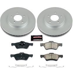 PowerStop Z17 Evolution Plus GEOMET Coated Brake Kits for 2010-2011 TRIBUTE, MARINER, 2010-2012 ESCAPE - CRK5571