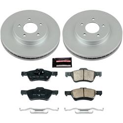 PowerStop Z17 Evolution Plus GEOMET Coated Brake Kits for 2010-2012 ESCAPE, 2010-2011 MARINER, 2010 TRIBUTE - CRK5572