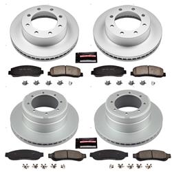 PowerStop Z17 Evolution Plus GEOMET Coated Brake Kits for 2010-2011 F-350 SUPER DUTY, 2010-2012 F-450 SUPER DUTY - CRK5574