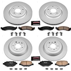 PowerStop Z17 Evolution Plus GEOMET Coated Brake Kits for 2011-2012 TAURUS - CRK5582