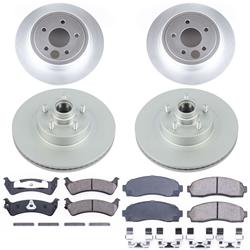 PowerStop Z17 Evolution Plus GEOMET Coated Brake Kits for 2003 EXPLORER SPORT, 2003-2005 EXPLORER SPORT TRAC - CRK5593