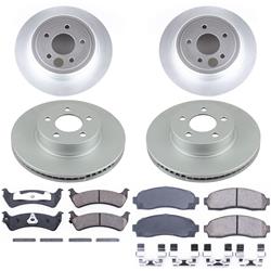 PowerStop Z17 Evolution Plus GEOMET Coated Brake Kits for 2003 EXPLORER SPORT, 2003-2005 EXPLORER SPORT TRAC - CRK5595