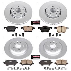 PowerStop Z23 Evolution Sport GEOMET Coated Brake Kits for 2011-2014 S60, 2007-2014 S80 - CRK5615