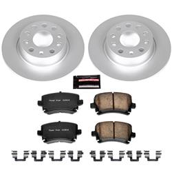 PowerStop Z23 Evolution Sport GEOMET Coated Brake Kits for 2010 GOLF - CRK5666