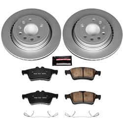 PowerStop Z23 Evolution Sport GEOMET Coated Brake Kits for 2008-2011 9-3, 2010-2011 9-3X - CRK5698