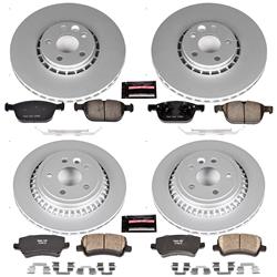 PowerStop Z23 Evolution Sport GEOMET Coated Brake Kits for 2010-2015 XC60 - CRK5703