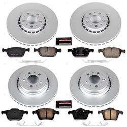 PowerStop Z23 Evolution Sport GEOMET Coated Brake Kits for 2003-2014 XC90 - CRK5708